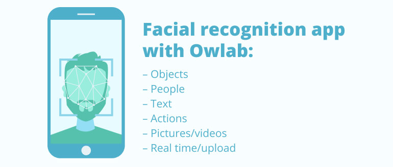 Facial recognition app with Owlab