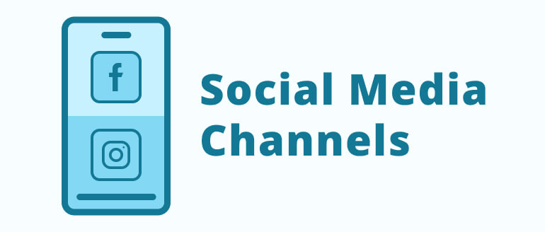 Social Media channels for re-engaging users 