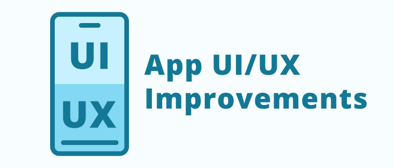 App UI/UX Improvement