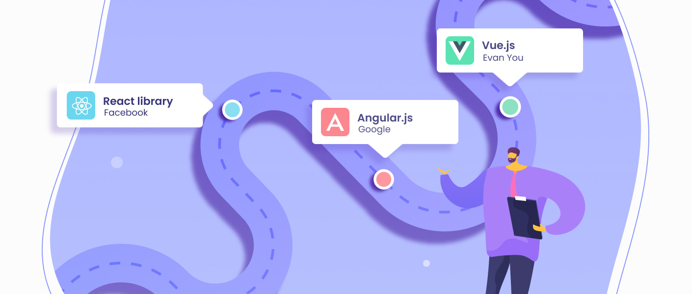 The History Behind Angular, React, and Vue